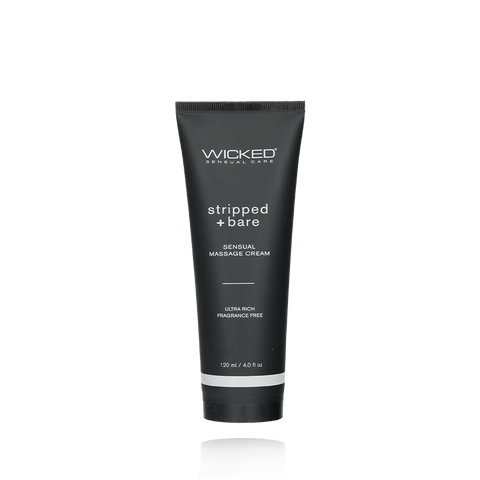 STRIPPED + BARE MASSAGE CREAM 4 OZ