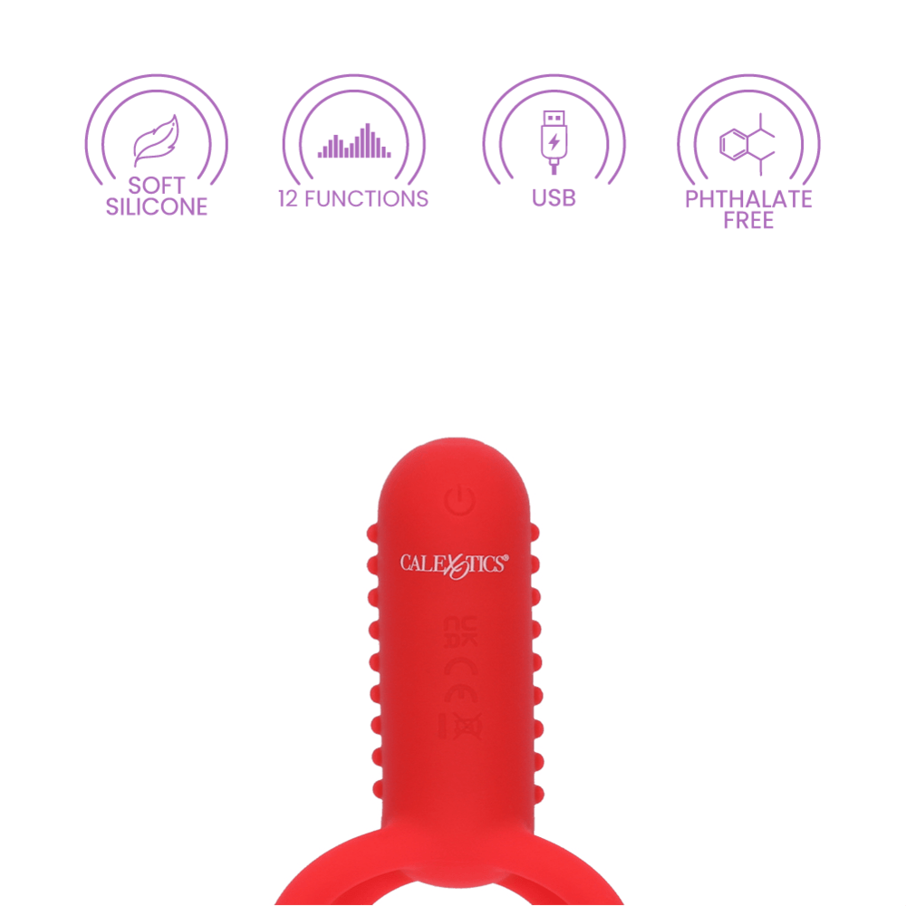 Silicone Rechargeable Vertical Dual Enhancer