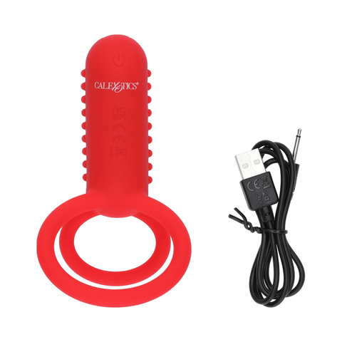 Silicone Rechargeable Vertical Dual Enhancer