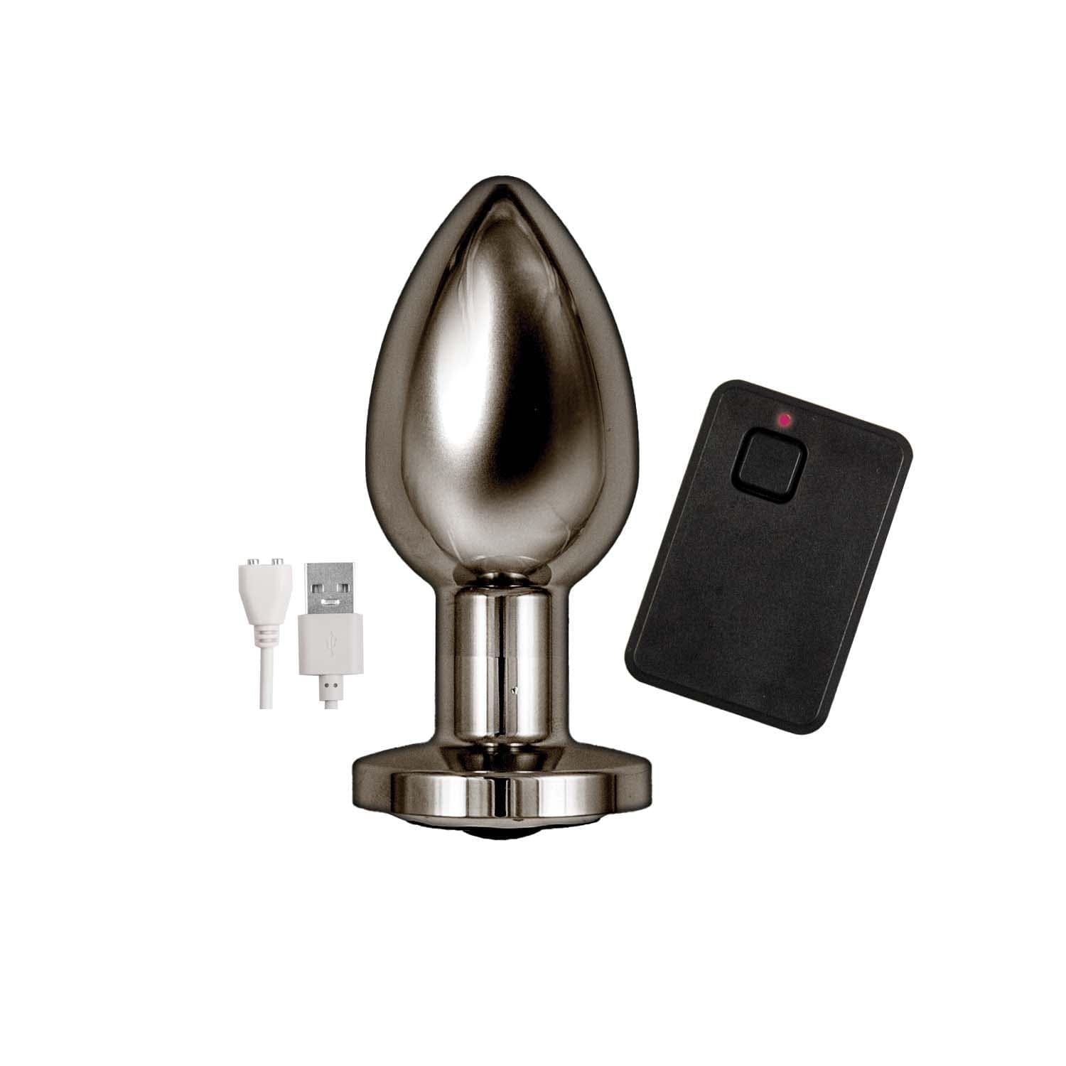 Ass-Sation Remote Vibrating Metal Anal Plug