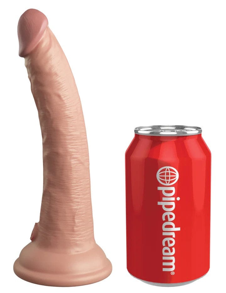 7" DUAL DENSITY SILICONE COCK - LIGHT