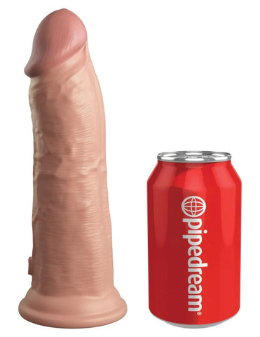 8" DUAL DENSITY SILICONE COCK - LIGHT