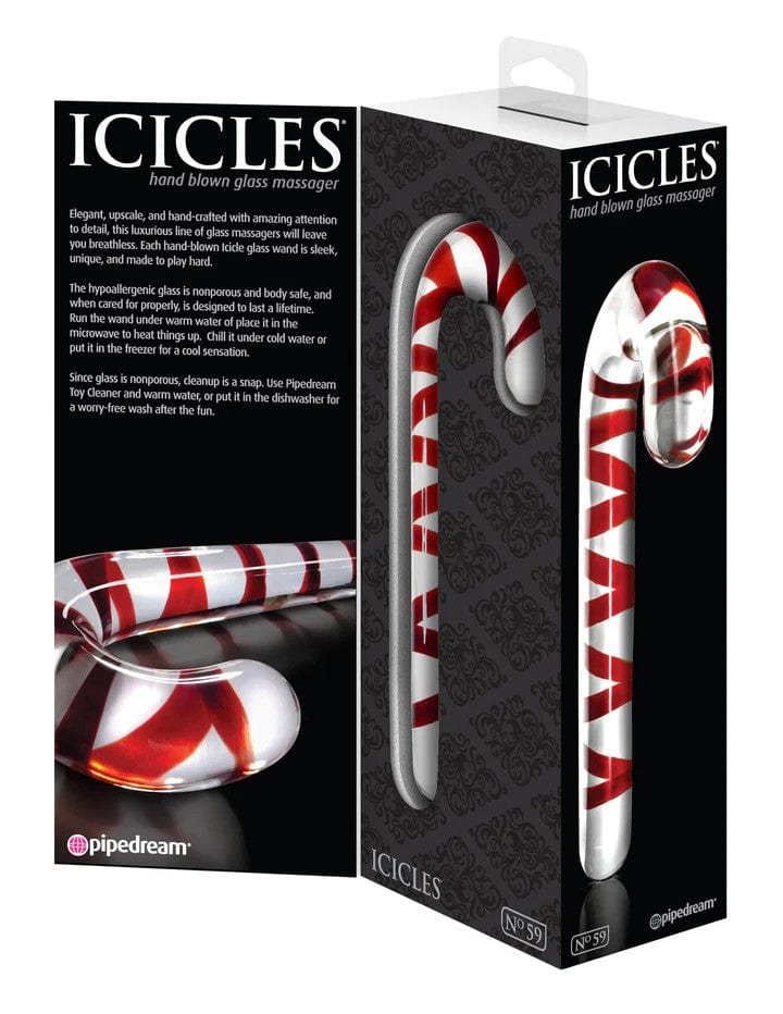 ICICLES NO. 59 - CLEAR/RED