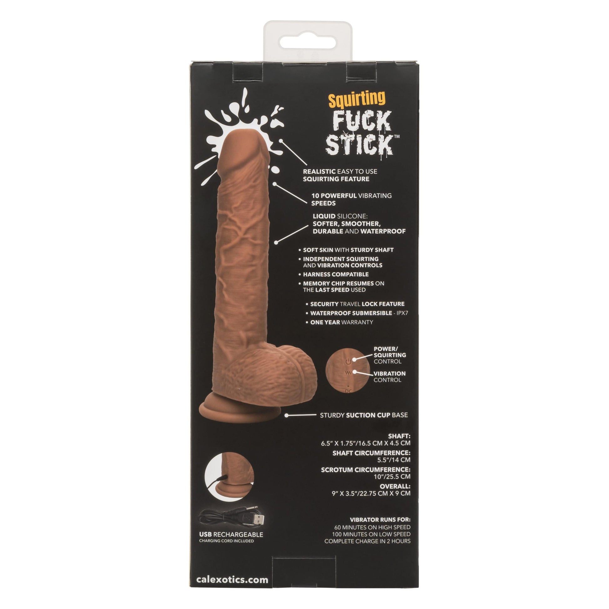 SQUIRTING FUCK STICK - BROWN
