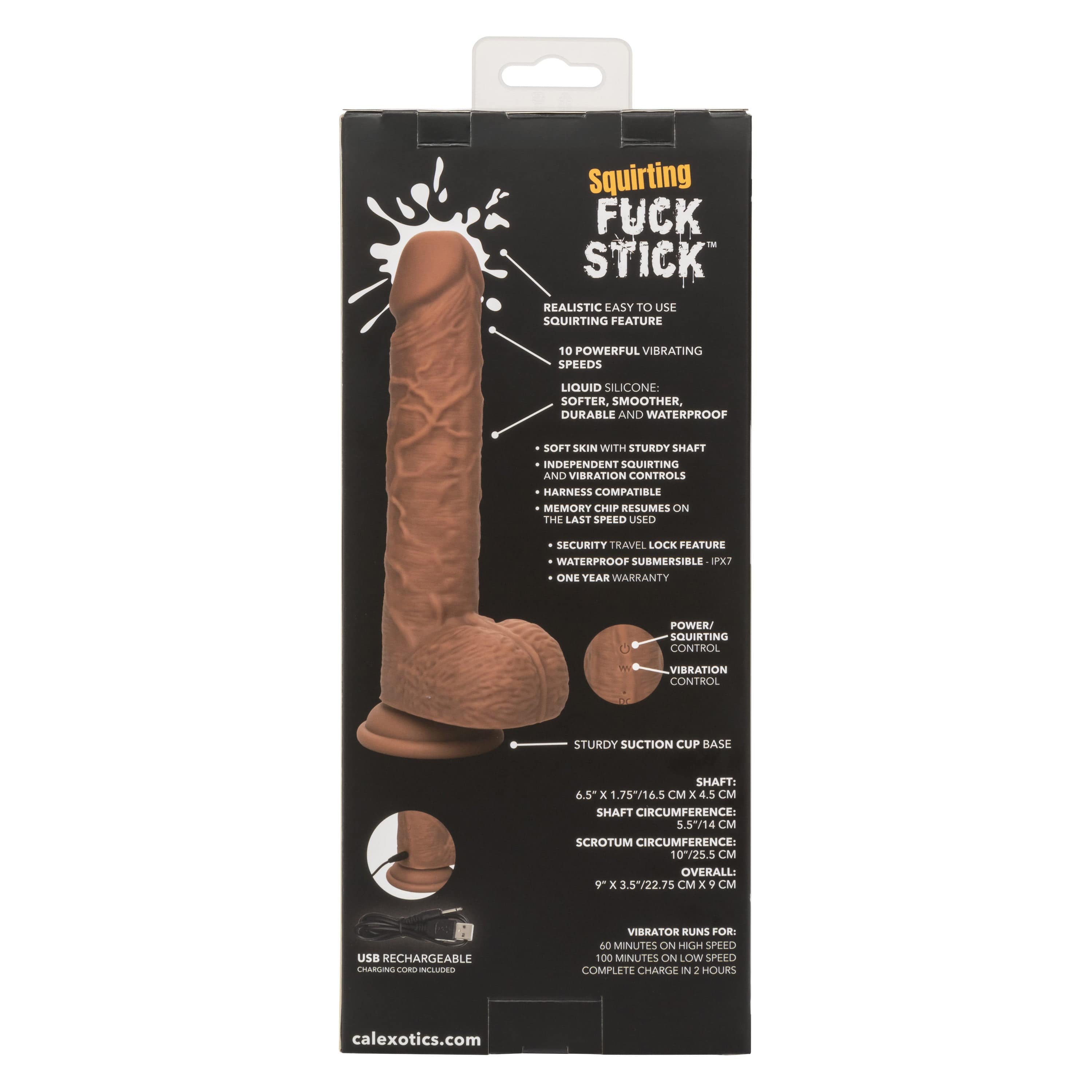 SQUIRTING FUCK STICK - BROWN