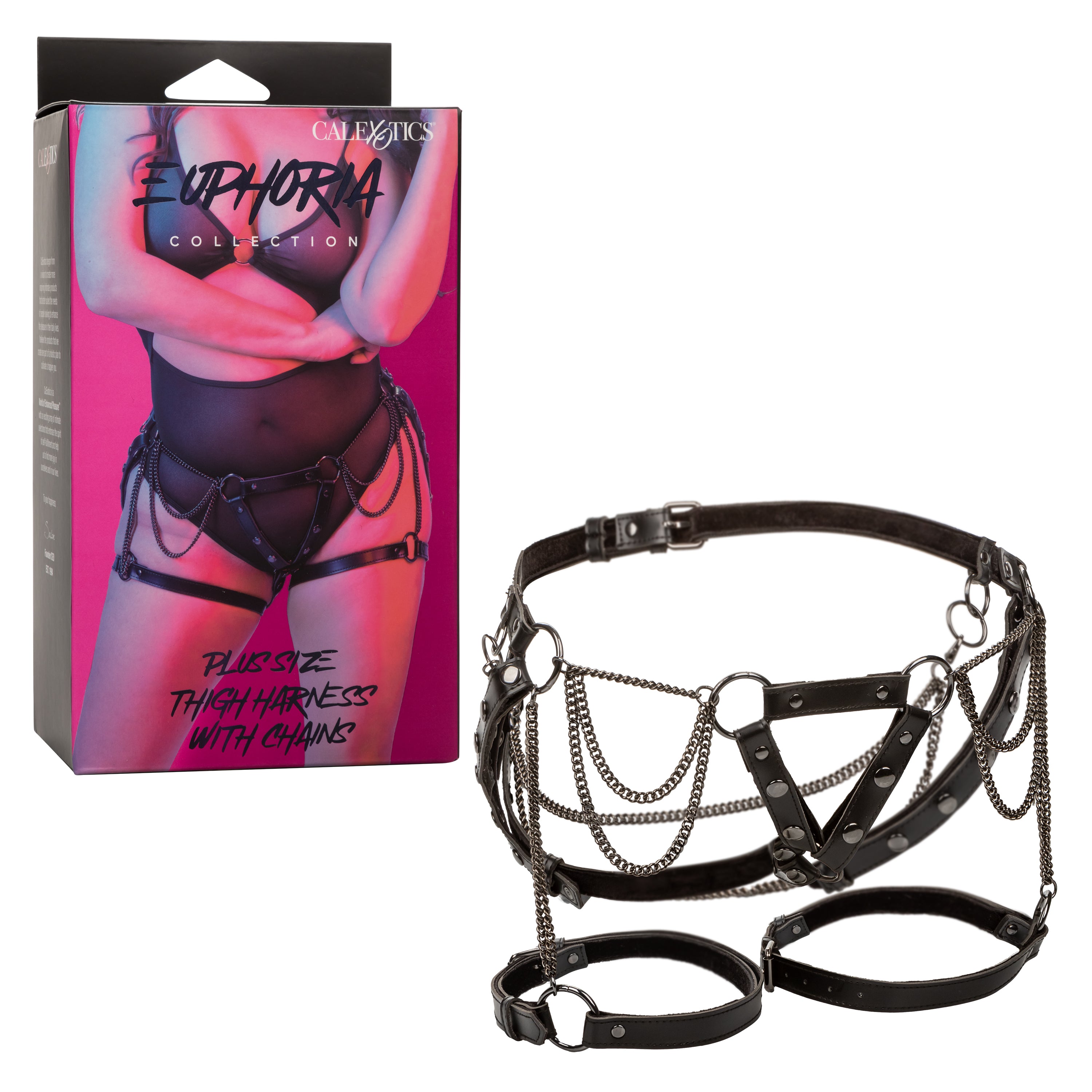 PLUS SIZE THIGH HARNESS WITH CHAINS