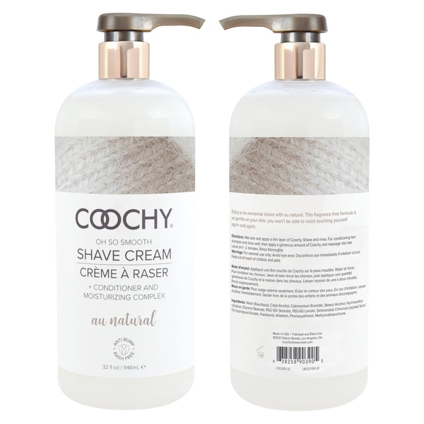 SHAVE CREAM - AU NATURAL - 32OZ