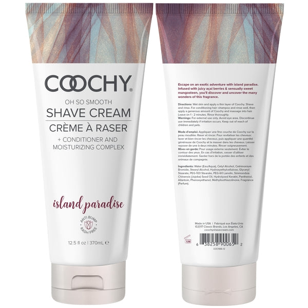 SHAVE CREAM - ISLAND PARADISE - 12.5OZ