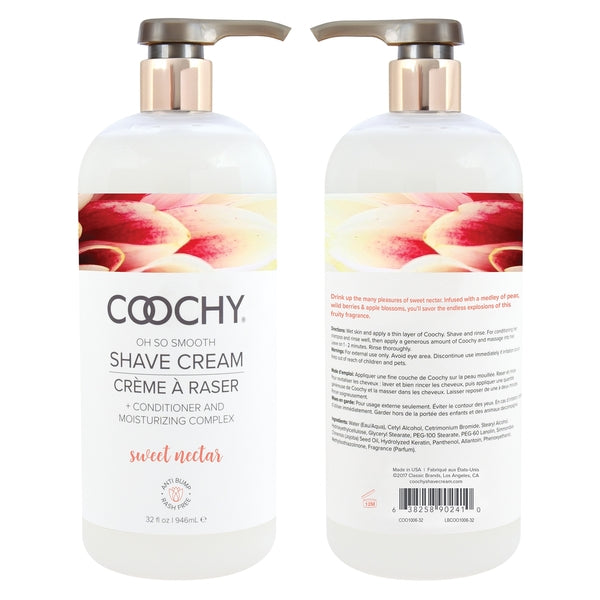 SHAVE CREAM - SWEET NECTAR - 32OZ