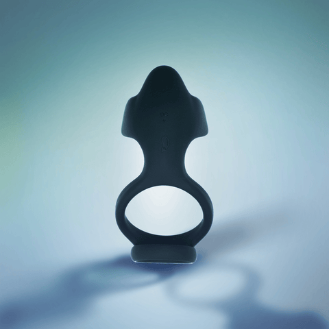 Hung Taint Ring with blue background and shadows