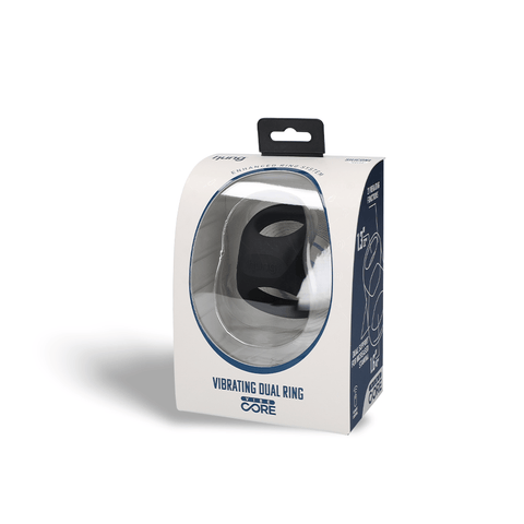 Hung Vibrating Dual Ring box – front view