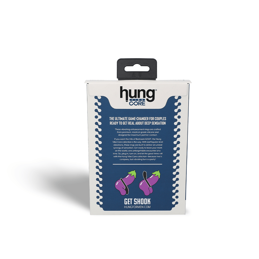 Hung Vibrating Double Ring box – rear view