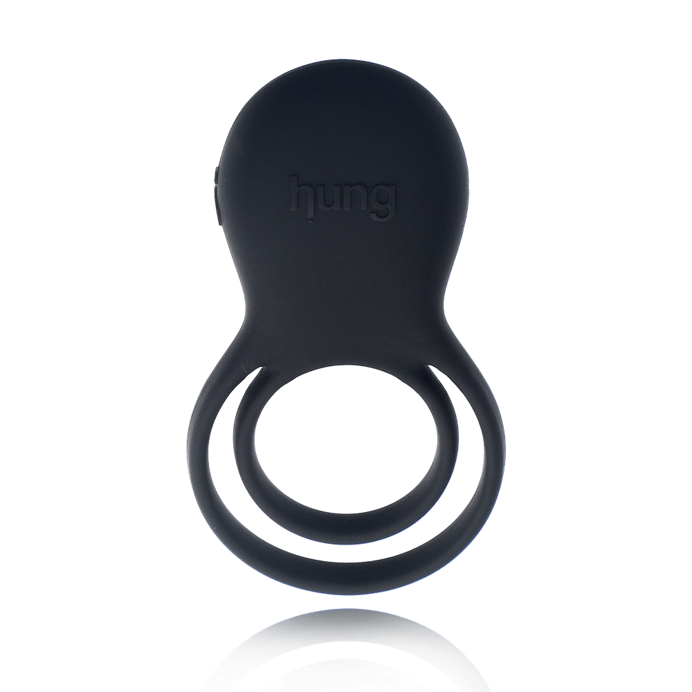 Hung Vibrating Double Ring front view with reflection