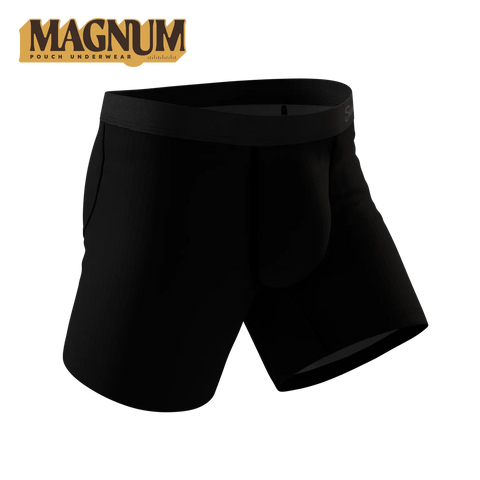 The Threat Level Midnight Black Ball Hammock® Pouch Underwear With Fly