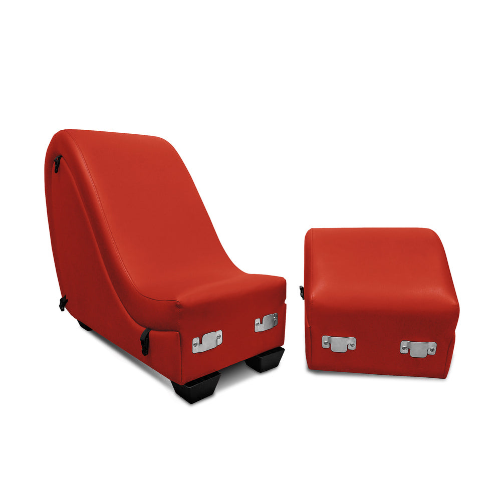 KINKY COUCH DETACHABLE SEX CHAISE LOUNGE - RED
