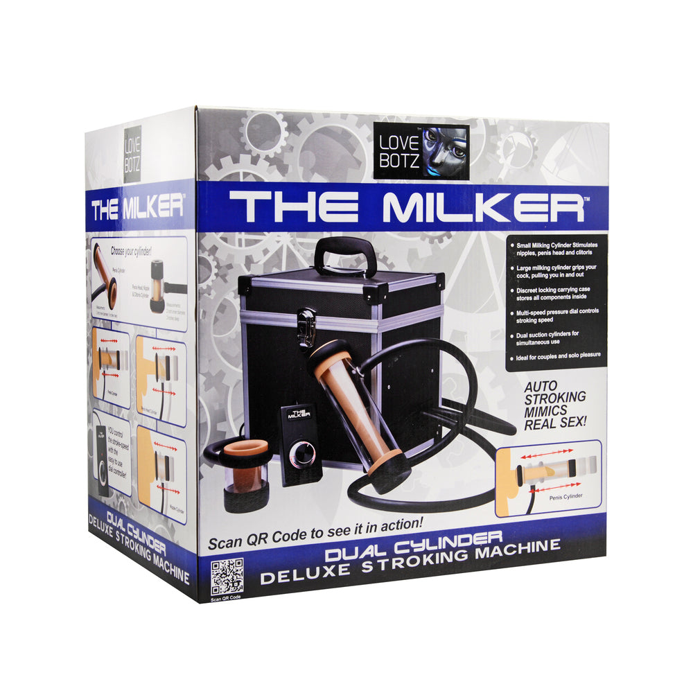 THE MILKER DUAL CYLINDER DELUXE STROKING MACHINE