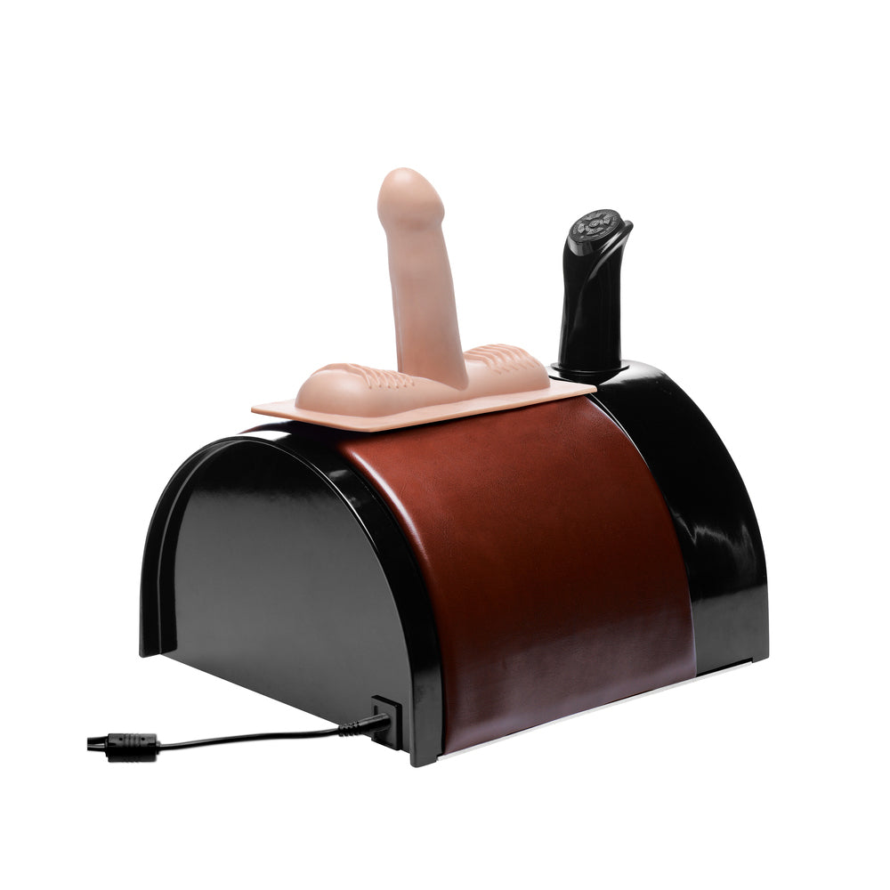 SADDLE DELUXE RIDING SEX MACHINE WITH DUAL ATTACHMENTS