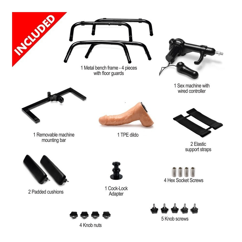 DELUXE BANGIN' BENCH W/ SEX MACHINE