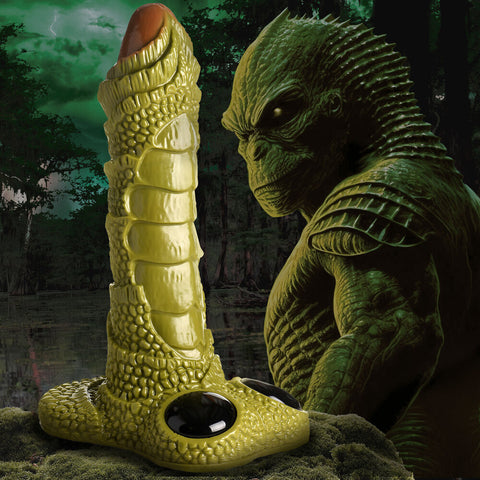 GIANT SWAMP MONSTER SCALY DILDO