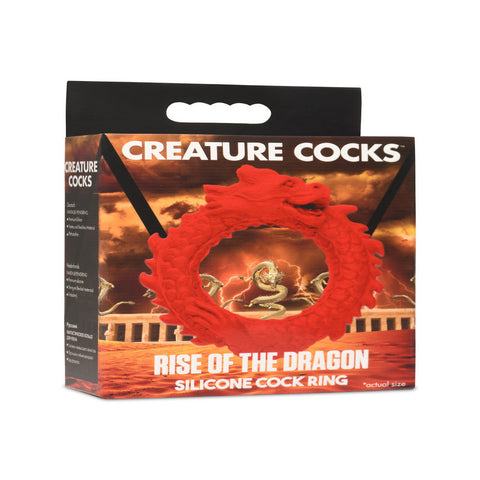 RISE OF THE DRAGON SILICONE COCK RING