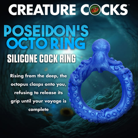 POSEIDON'S OCTO-RING SILICONE COCK RING