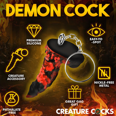 FIRE DEMON KEYCHAIN