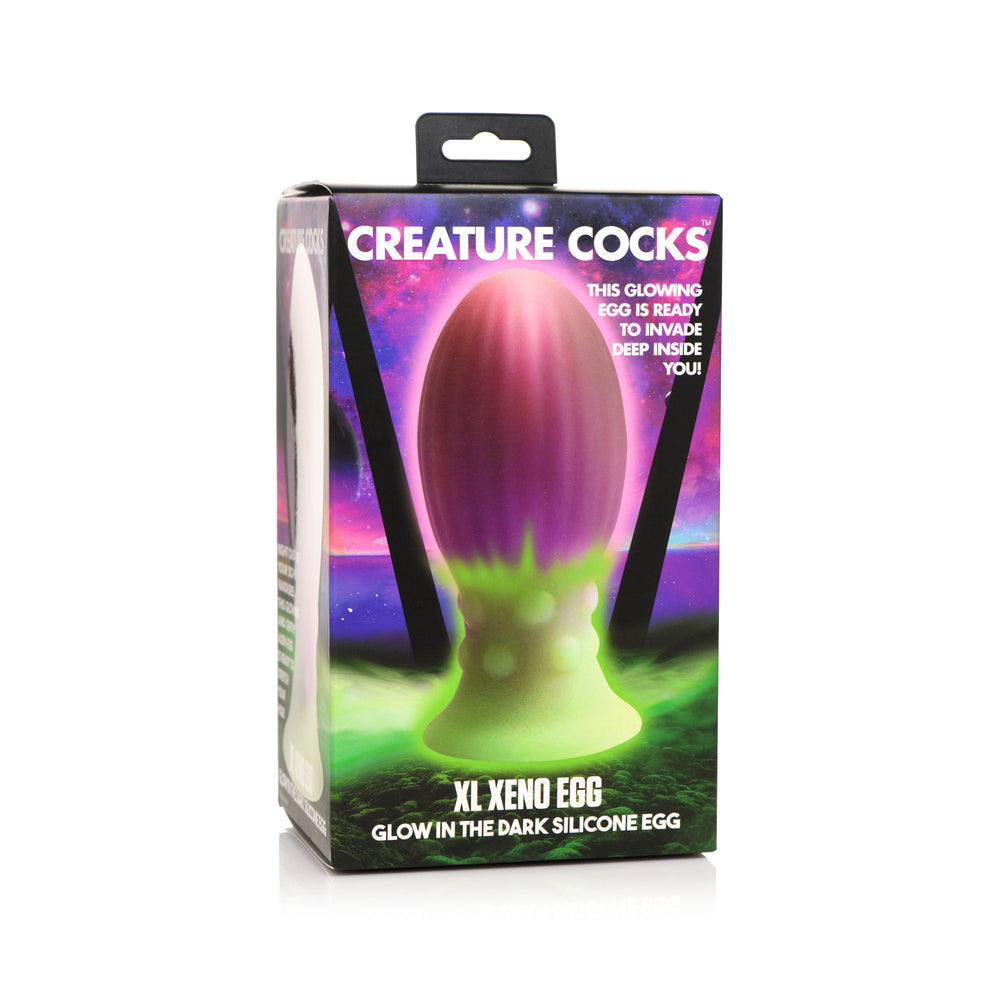 XL XENO EGG GLOW IN THE DARK SILICONE EGG