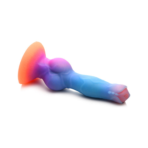 SPACE COCK GLOW-IN-THE-DARK SILICONE ALIEN DILDO