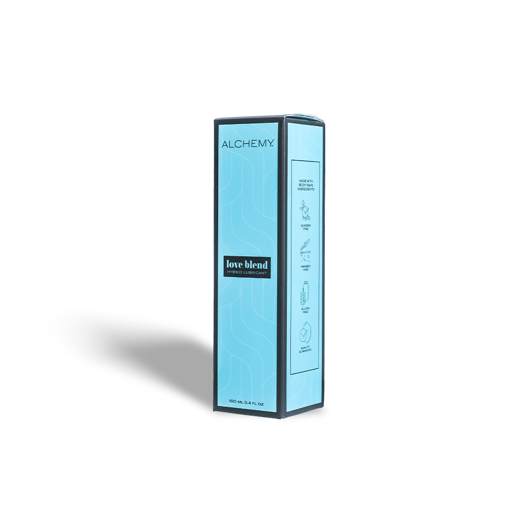 Alchemy Love Blend Hybrid Personal Lubricant box