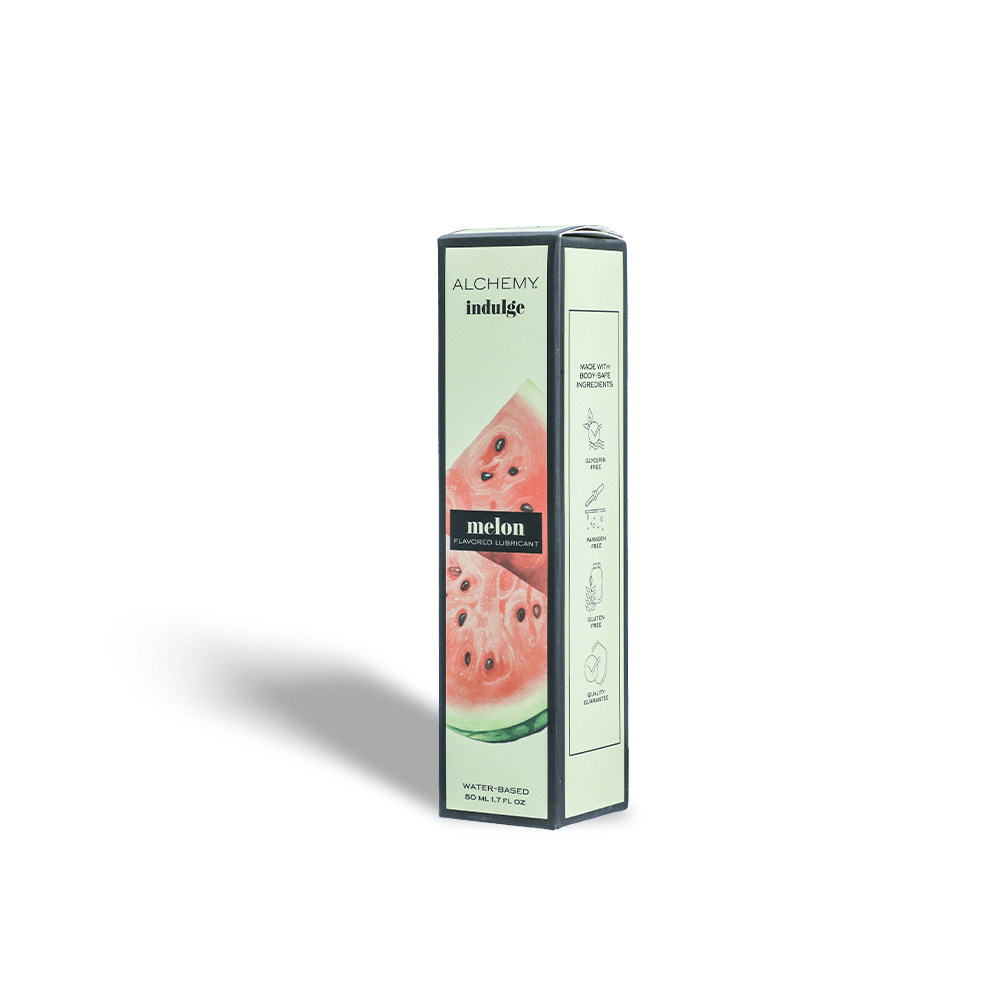 Alchemy Indulge – Watermelon Flavored Personal Lubricant box