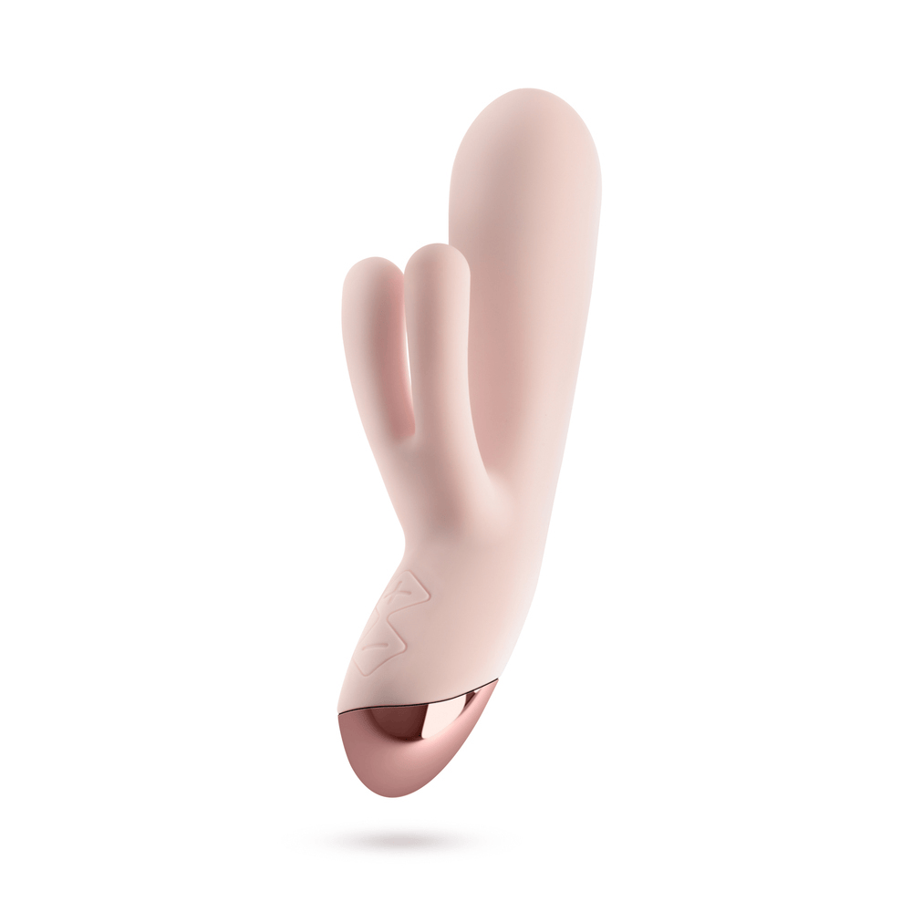 Blush Elora pink rabbit vibrator hero image – product on a white background