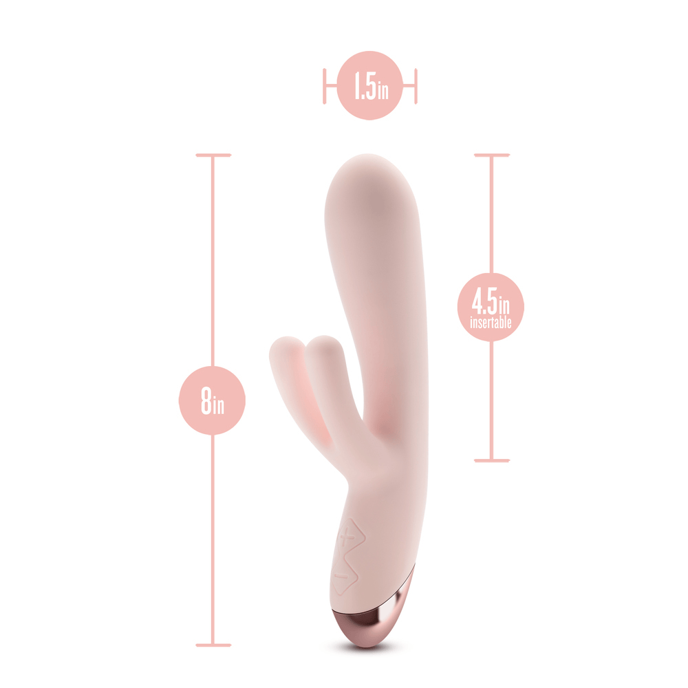 Blush Elora pink rabbit vibrator product dimensions