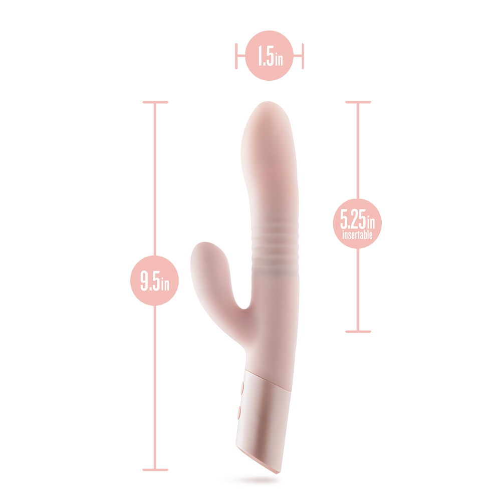 Blush Fraya pink rabbit vibrator product dimensions