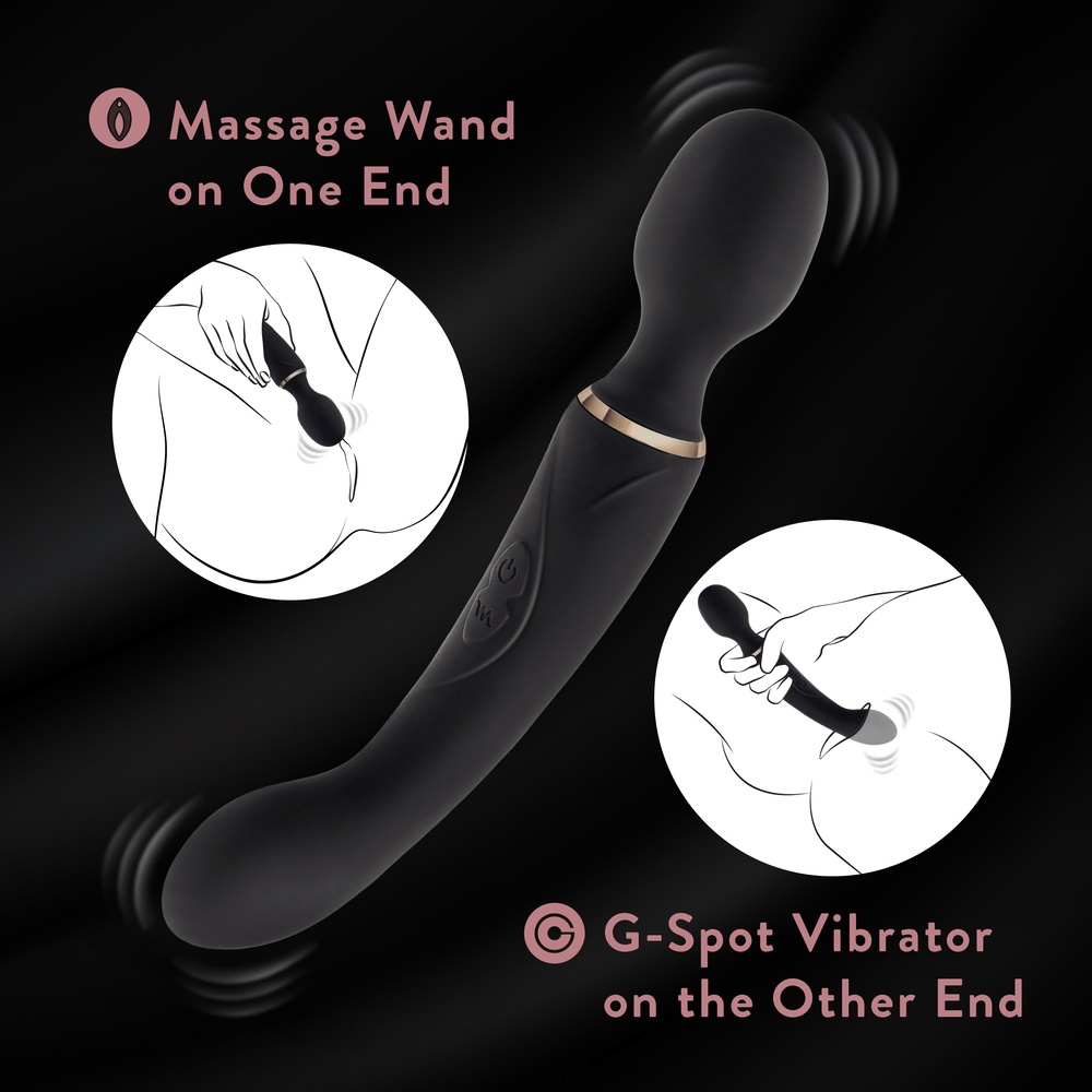 Blush Gia black wand massager features and key selling points