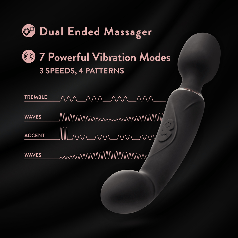 Blush Gia black wand massager features and key selling points