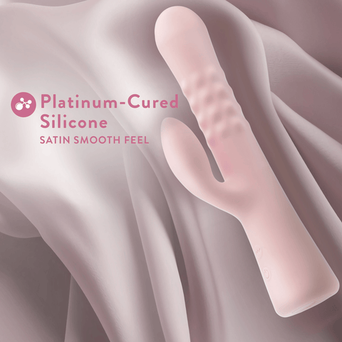 Blush Jaymie pink rabbit vibrator features and key selling points