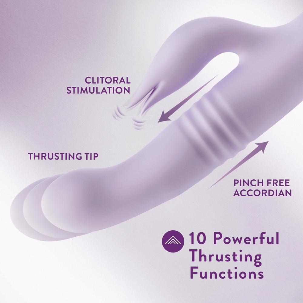 Blush Rylee lavender rabbit vibrator features and key selling points