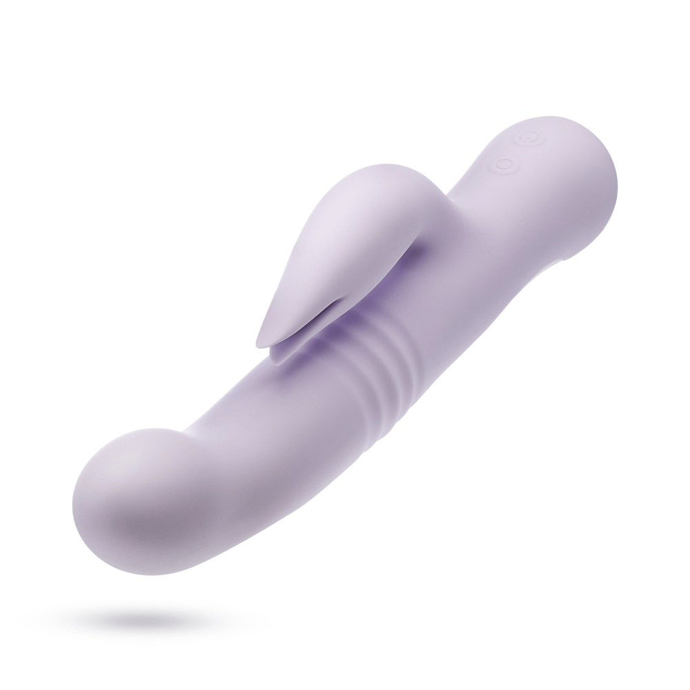 Blush Rylee lavender rabbit vibrator side