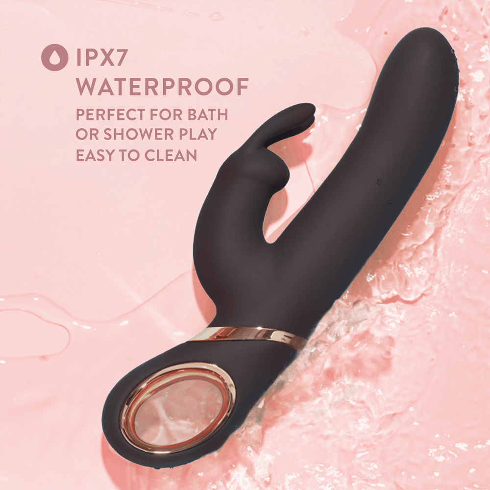 Blush Victoria black rabbit vibrator features and key selling points