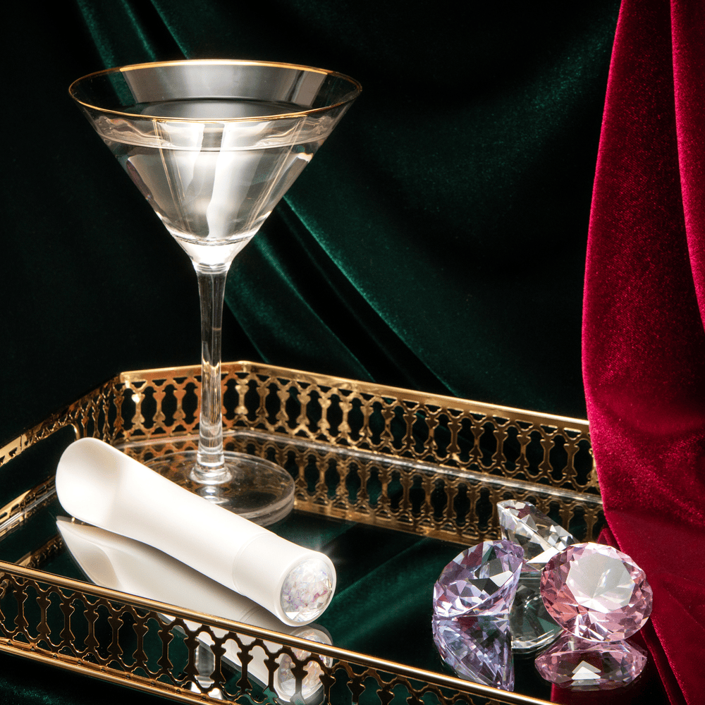 Blush Oh My Gem Bold Diamond bullet vibrator lifestyle image