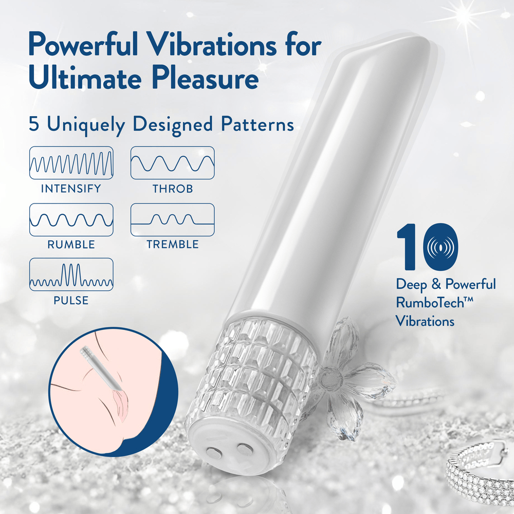 Blush Oh My Gem Bold Vibe Diamond bullet vibrator features and key selling points