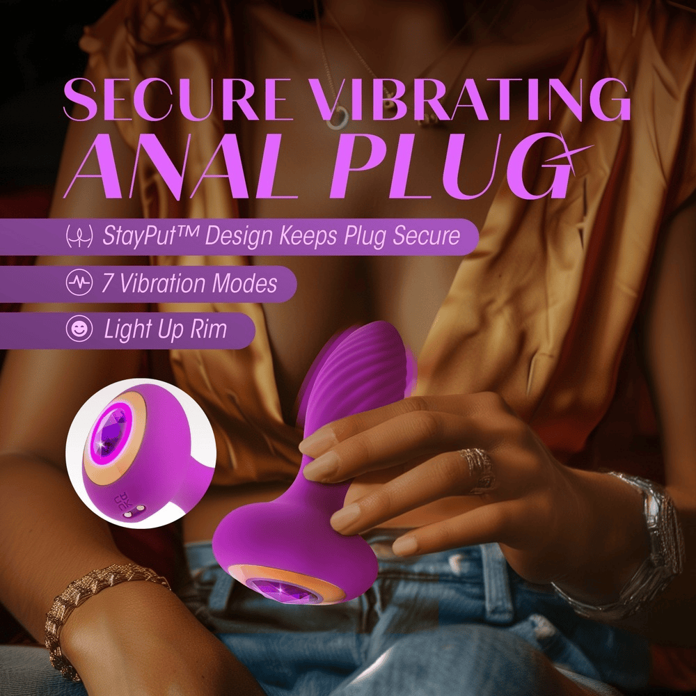 Blush Oh My Gem Charm Plug Amethyst butt plug features and key selling points