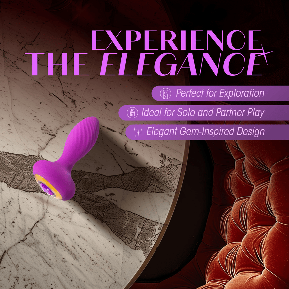 Blush Oh My Gem Charm Plug Amethyst butt plug features and key selling points