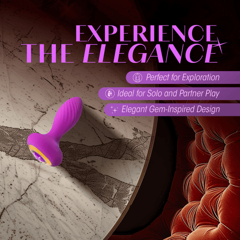 Blush Oh My Gem Charm Plug Amethyst butt plug features and key selling points