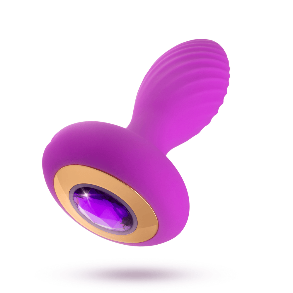 Blush Oh My Gem Charm Plug Amethyst butt plug side