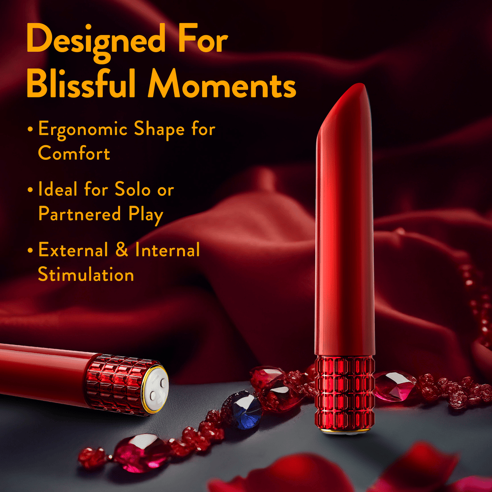Blush Oh My Gem Desire Vibe Ruby bullet vibrator features and key selling points