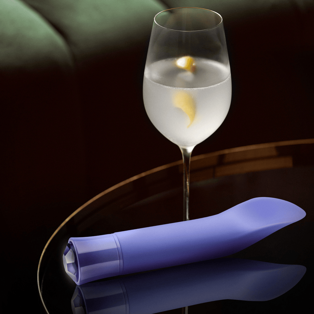 Blush Oh My Gem Enrapture Tanzanite bullet vibrator lifestyle image