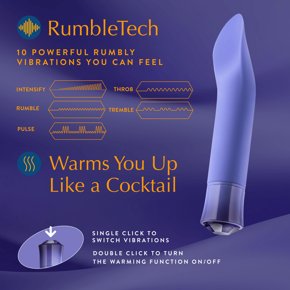 Blush Oh My Gem Enrapture Tanzanite bullet vibrator features and key selling points