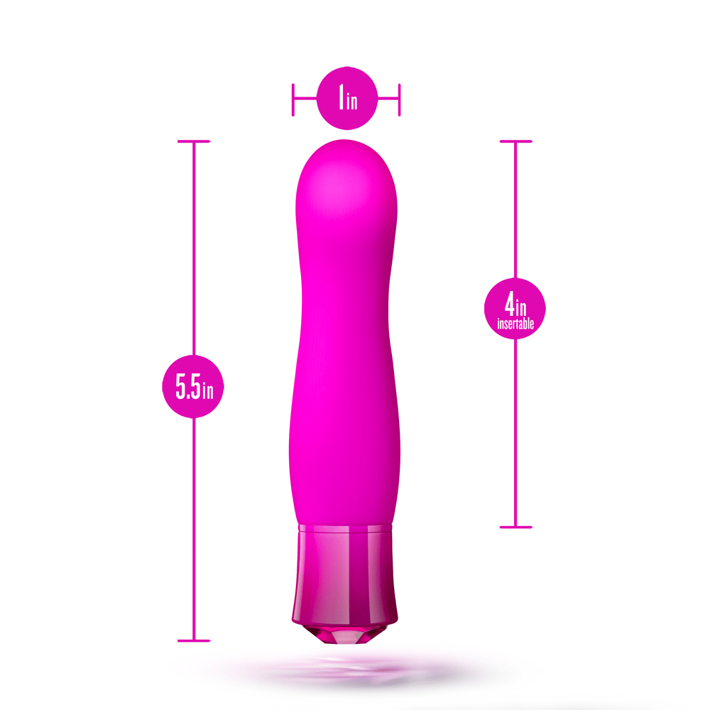 Blush Oh My Gem Exclusive Tourmaline bullet vibrator product dimensions