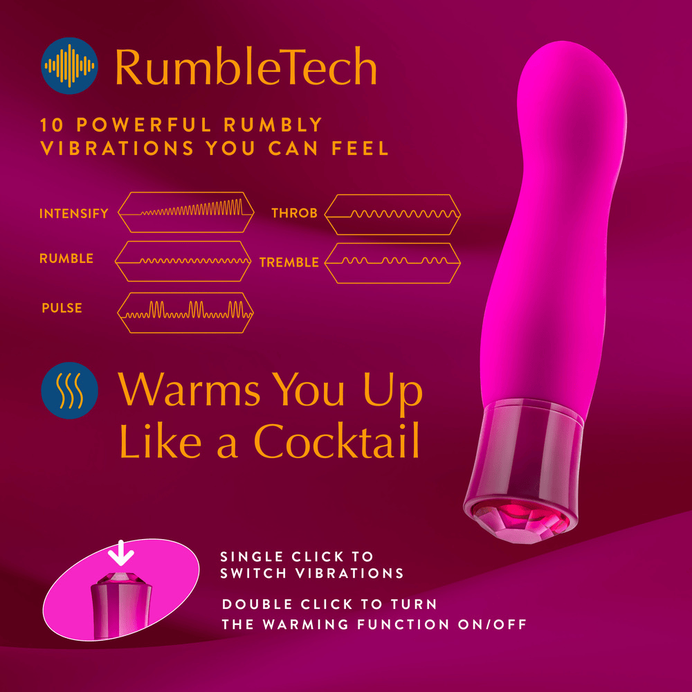 Blush Oh My Gem Exclusive Tourmaline bullet vibrator features and key selling points